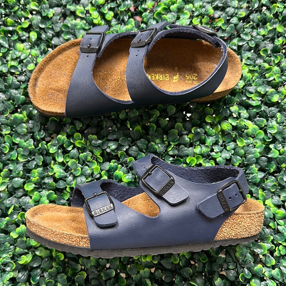 Kids Birkenstock Sandals Blue Size 13.5